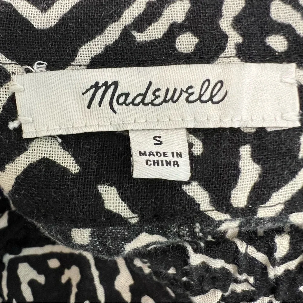 Madewell‎ Oahu Cover Up Lounge Beach Swim Cover Up Shorts Sandlines Size Small - Picture 10 of 10